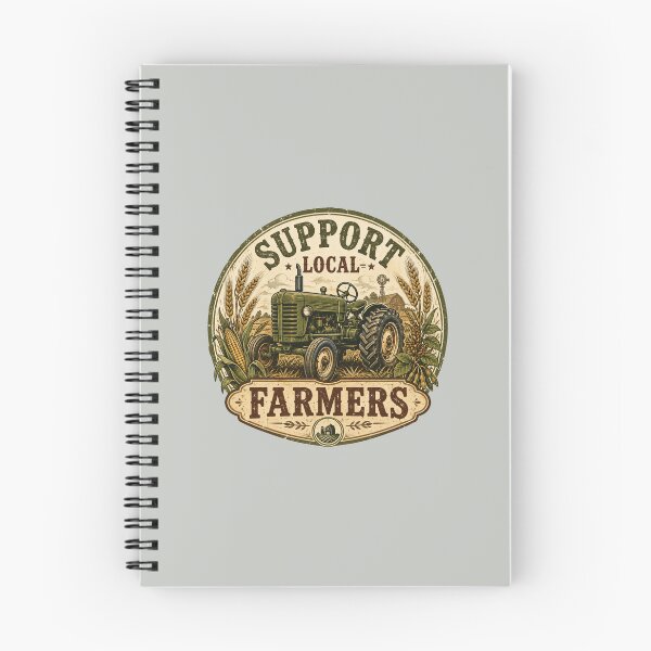 Item preview, Vintage Tractor Support Local Farmers designed and sold by NeoSakura.