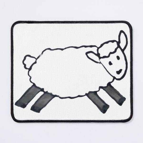 Item preview, Cute Hand Drawn Little Lamb Illustration designed and sold by Boy and Belugee.