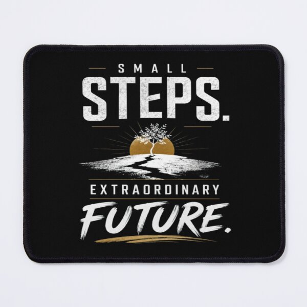 Item preview, Small Steps. Extraordinary Future | Minimalist Motivational Typography T-Shirt designed and sold by v6ziix.