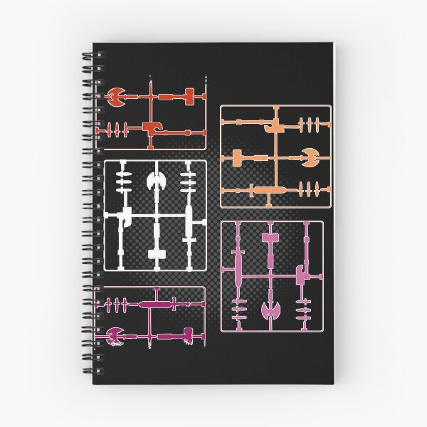Item preview, Model Making Sprue Pattern Pride Flag Lesbian designed and sold by Kotien.