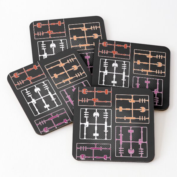 Item preview, Model Making Sprue Pattern Pride Flag Lesbian designed and sold by Kotien.