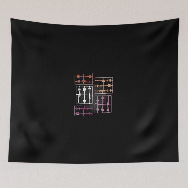 Item preview, Model Making Sprue Pattern Pride Flag Lesbian designed and sold by Kotien.