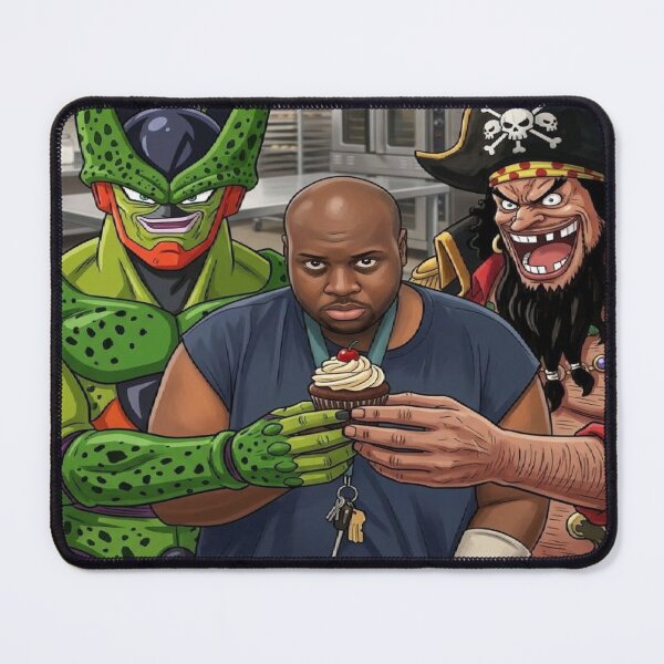 Item preview, EDP445, Cell & Blackbeard designed and sold by Black Saiyan Magician's Merchandise.