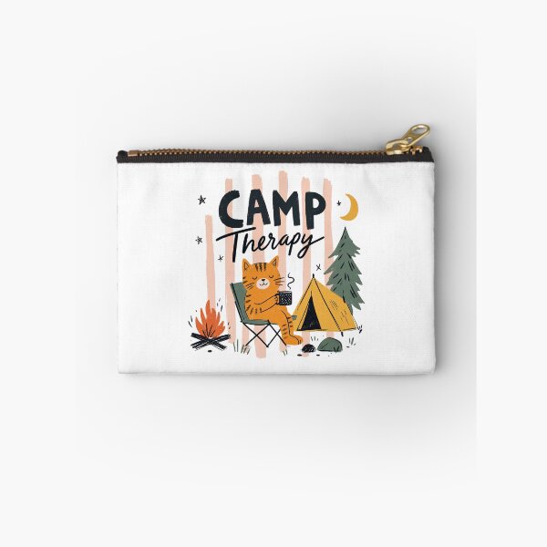 Item preview, Camp Therapy | Cute Camping Cat Retro Adventure Design designed and sold by GroveLaneCreative.