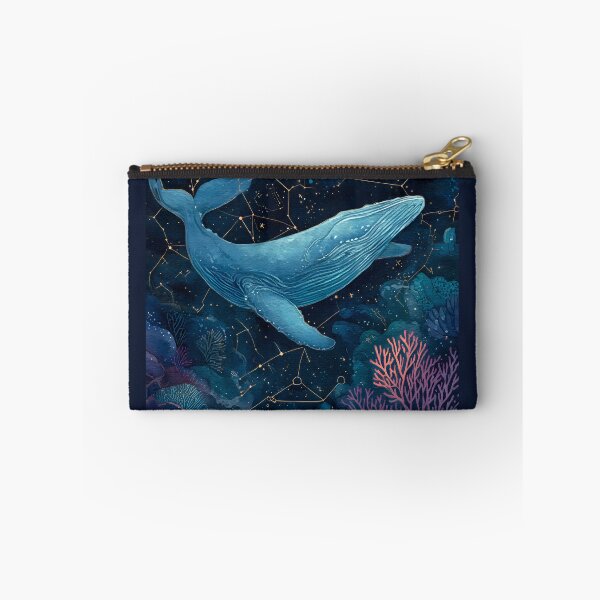 Item preview, Cosmic Humpback Whale Starry Sea Watercolor Art designed and sold by jo-e-basta.