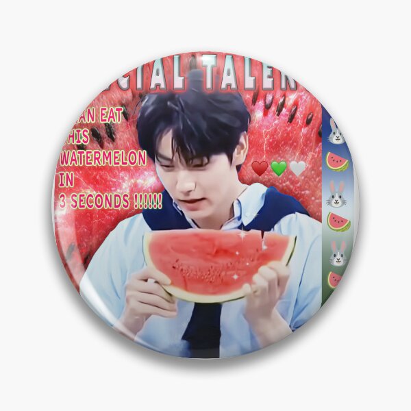 Item preview, Txt Soobin Watermelon Eating Talent designed and sold by Greatbluewhale3.