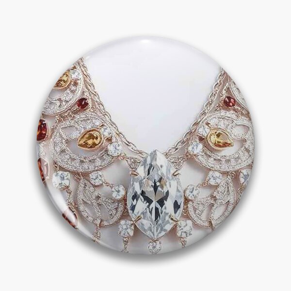 Item preview, Exquisite White Gold Diamond Necklace Design designed and sold by MFMart.