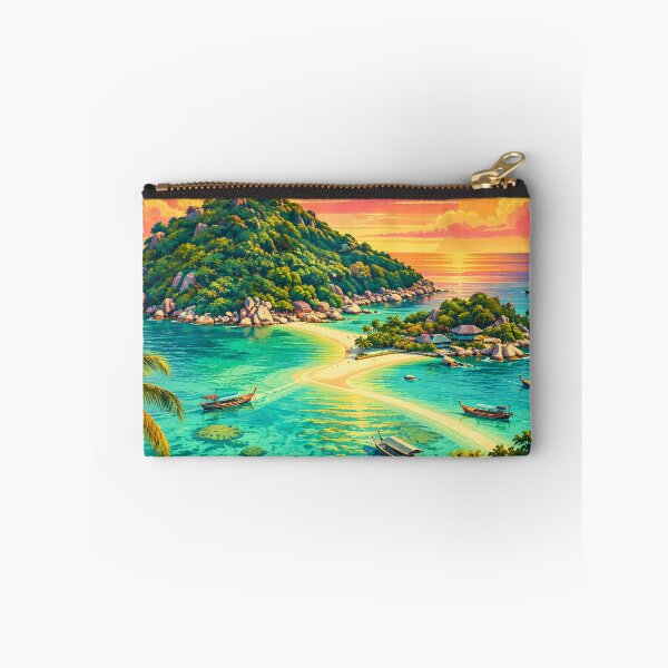 Item preview, KOH TAO – TURTLE PARADISE | Vintage Tropical Travel Poster designed and sold by Spirit of Siam.
