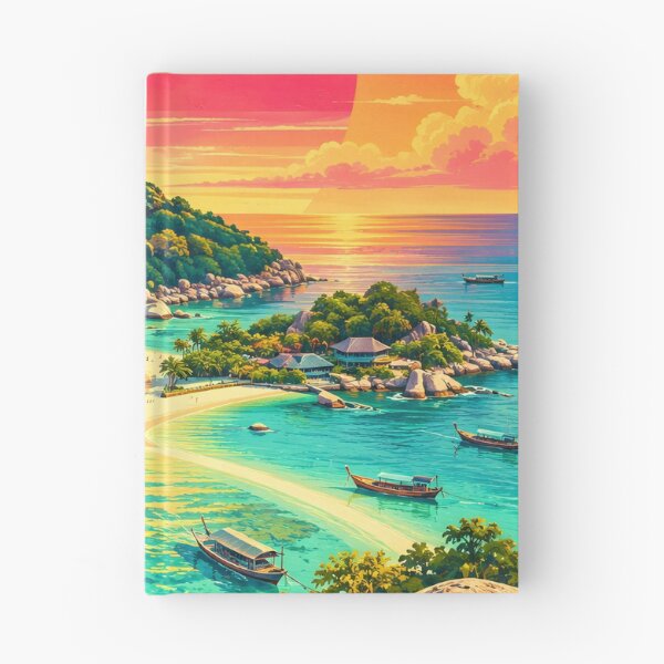 Item preview, KOH TAO – TURTLE PARADISE | Vintage Tropical Travel Poster designed and sold by Spirit of Siam.