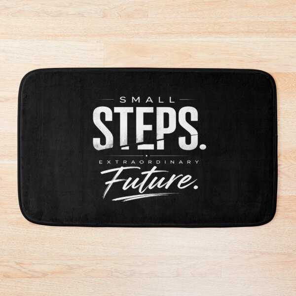 Item preview, Small Steps. Extraordinary Future Minimalist Motivational Typography T-Shirt designed and sold by v6ziix.