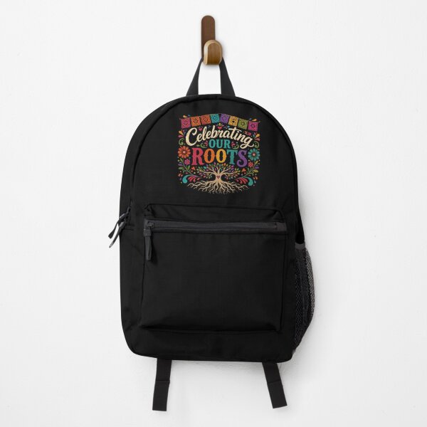 Item preview, Celebrating Our Roots | Hispanic Heritage Month Folk Art Floral Typography Design designed and sold by RJACreative.