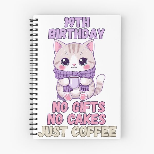 Item preview, 19th Birthday Girl Coffee lover Cute Cat Girl Shirt designed and sold by BellabdO.
