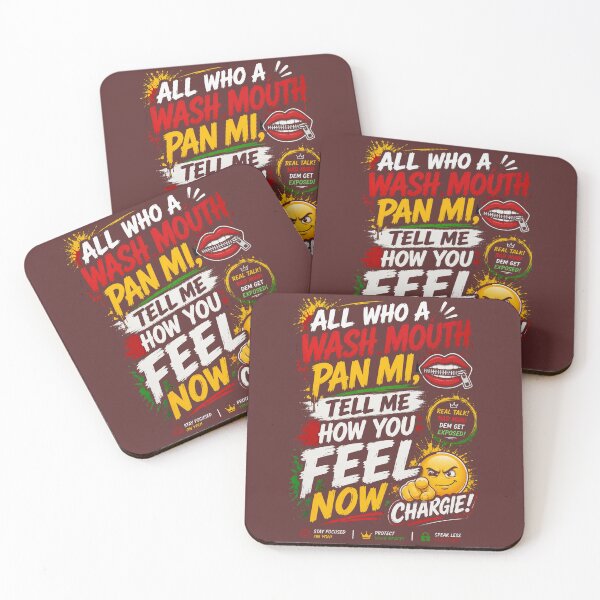 Item preview, All Who a Wash Mouth Pan Mi, Tell Mi How You Feel Now, Chargie! ??? designed and sold by ShalomRebuke.