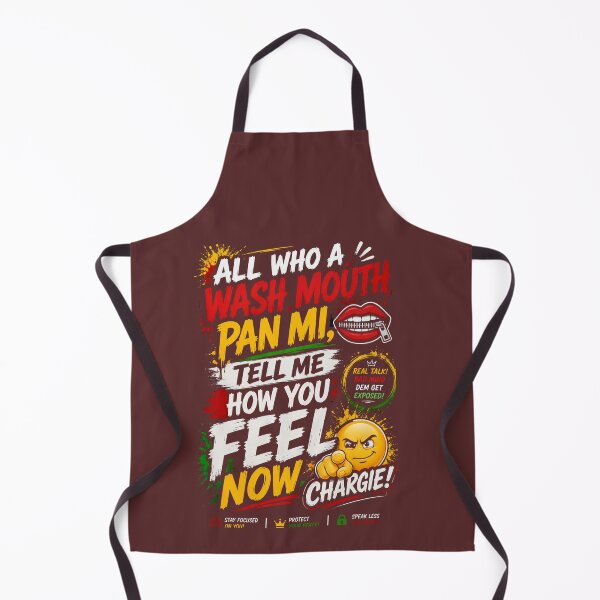 Item preview, All Who a Wash Mouth Pan Mi, Tell Mi How You Feel Now, Chargie! ??? designed and sold by ShalomRebuke.
