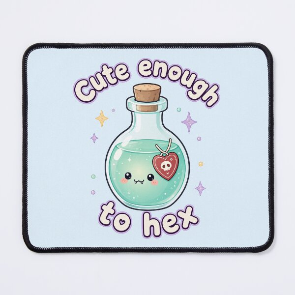 Item preview, Cute Enough to Hex Kawaii Magic Potion Bottle designed and sold by SweetLilith.