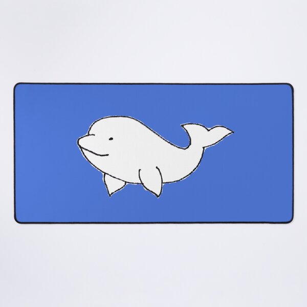 Item preview, Cute Hand Drawn Beluga Whale Illustration designed and sold by Boy and Belugee.