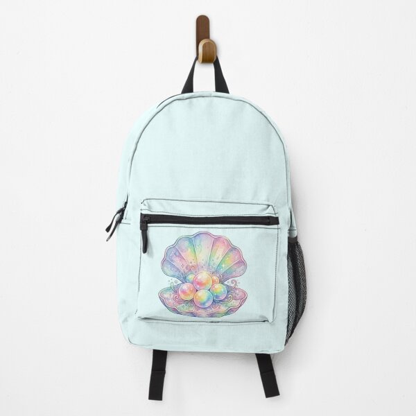 Item preview, Pastel Rainbow Pearl Seashell Watercolor Art designed and sold by SweetLilith.