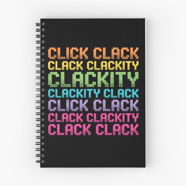 Item preview, Click Clackity Retro 8-Bit Pixel Art Typography designed and sold by AdyKurniawan.