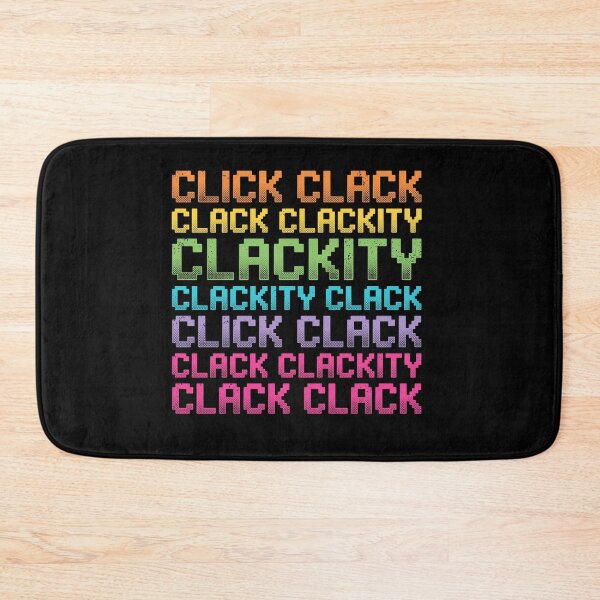 Item preview, Click Clackity Retro 8-Bit Pixel Art Typography designed and sold by AdyKurniawan.