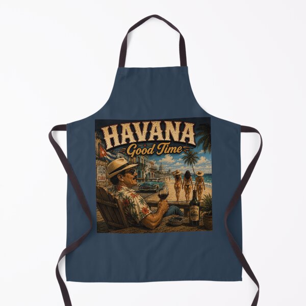 Item preview, Havana Good Time Vintage Cuba Travel Retro Beach Design designed and sold by Hornace88studio.