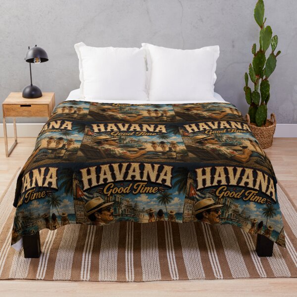 Item preview, Havana Good Time Vintage Cuba Travel Retro Beach Design designed and sold by Hornace88studio.