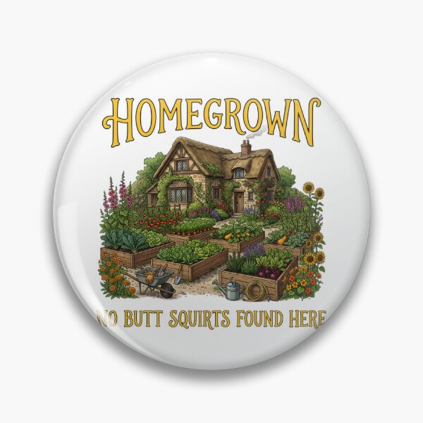 Item preview, Homegrown: No Butt Squirts Found Here designed and sold by Sassy Geezer.