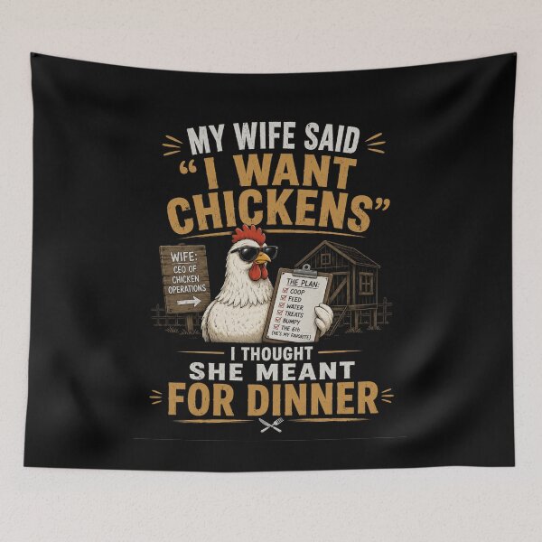Item preview, Funny Chickens designed and sold by ElliottScapes.