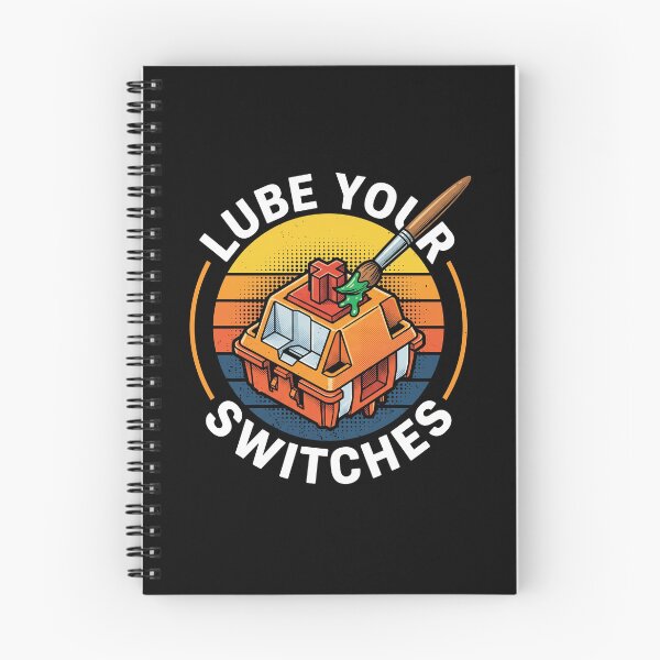 Item preview, Lube Your Switches Retro Sunset Keyboard Modding designed and sold by AdyKurniawan.