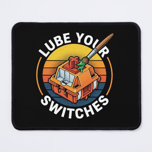 Item preview, Lube Your Switches Retro Sunset Keyboard Modding designed and sold by AdyKurniawan.