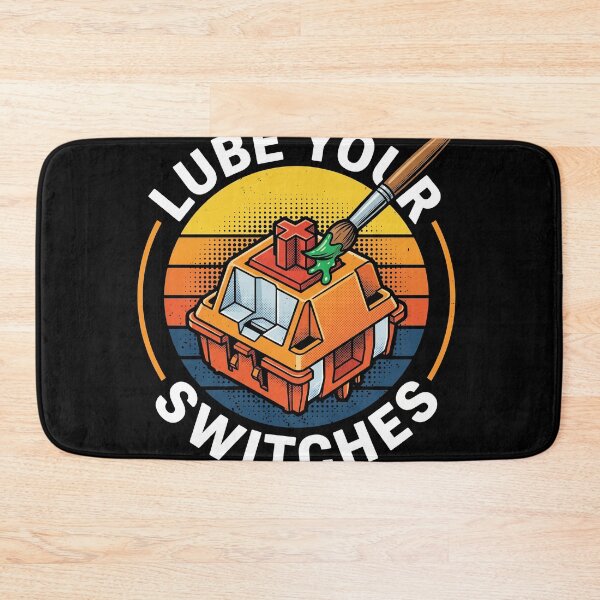 Item preview, Lube Your Switches Retro Sunset Keyboard Modding designed and sold by AdyKurniawan.