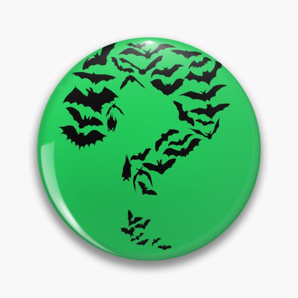 Item preview, Nerdy Bats Question Mark Bat Biology Teacher designed and sold by MathWare MathClips.