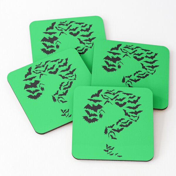 Item preview, Nerdy Bats Question Mark Bat Biology Teacher designed and sold by MathWare MathClips.