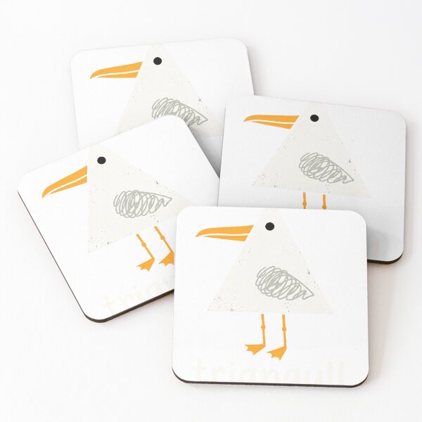 Item preview, Triangull Geometric Seagull Pun designed and sold by KireVeronica.