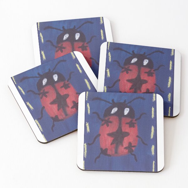 Item preview, Star-Ladybug Stamp designed and sold by CreatiLina.