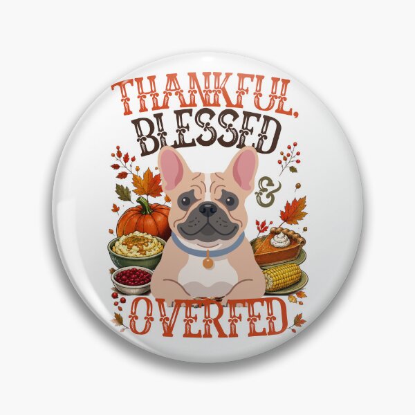 Item preview,  Thanksgiving Frenchie - Puppy Thanksgiving Illustration designed and sold by VibranPalette.
