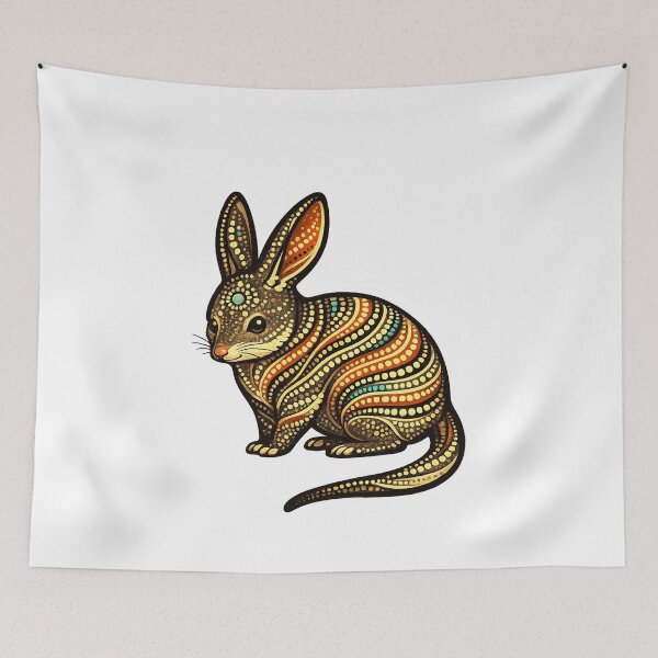 Item preview, Bilby – Indigenous-Inspired Australian Wildlife Art designed and sold by Indigenous-Aus.