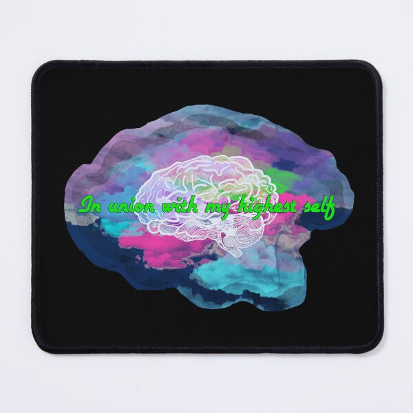 Item preview, In Union With My Highest Self – Spiritual Mindfulness Brain Art designed and sold by aadventures.