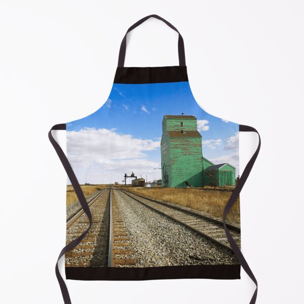 Item preview, Historic grain elevator next to the railway tracks | Agricultural machinery and grain storage facility designed and sold by Mahilis.