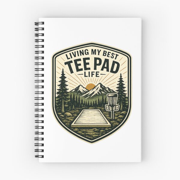 Item preview, Living My Best Tee Pad Life Disc Golf Tee Pad designed and sold by InkRoot01.