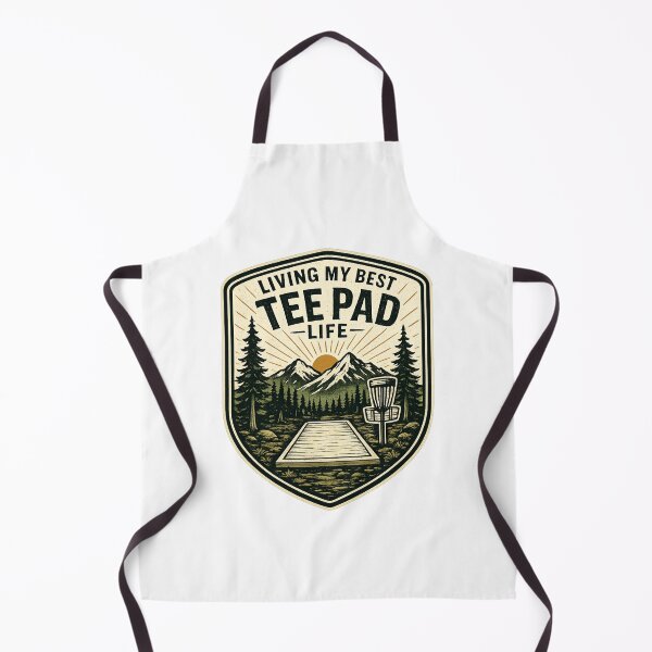 Item preview, Living My Best Tee Pad Life Disc Golf Tee Pad designed and sold by InkRoot01.