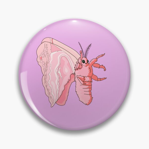 Item preview, Pink Silk Moth designed and sold by CaffeineCraftedCreations.