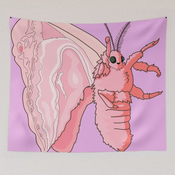 Item preview, Pink Silk Moth designed and sold by CaffeineCraftedCreations.
