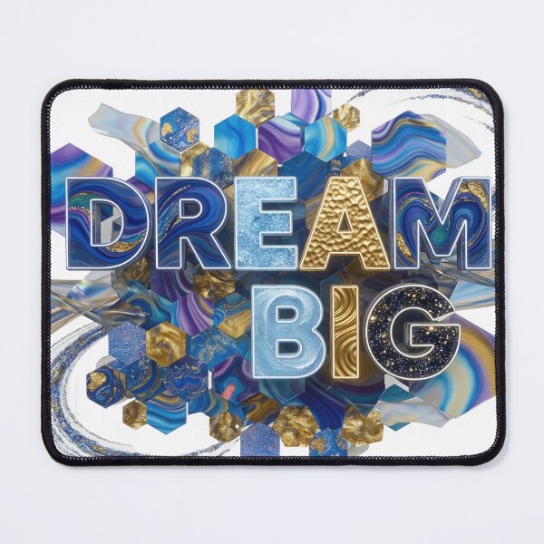 Item preview, Striking Blue DREAM BIG designed and sold by dazzlemakers.