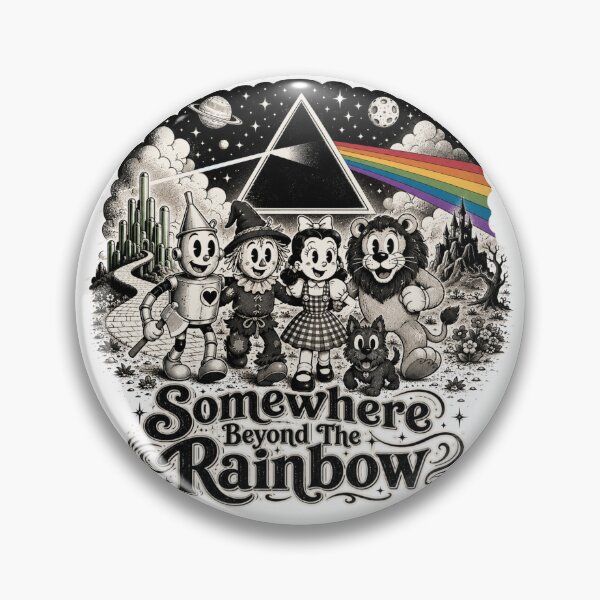 Item preview, Wizard of Oz - Beyond the Rainbow Retro Cartoon designed and sold by Nacho Average Designs.