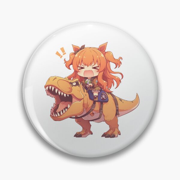 Item preview, Mayano Top Gun Uma Musume Chibi Dinosaur Adventure designed and sold by Dashsopaner.
