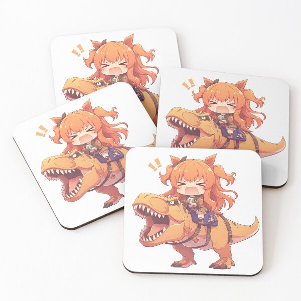 Item preview, Mayano Top Gun Uma Musume Chibi Dinosaur Adventure designed and sold by Dashsopaner.