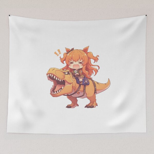 Item preview, Mayano Top Gun Uma Musume Chibi Dinosaur Adventure designed and sold by Dashsopaner.