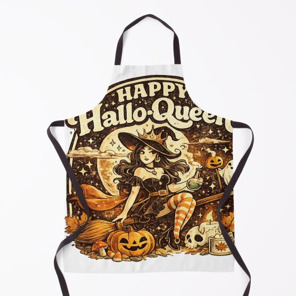 Item preview, Happy Hallo-Queen | Retro Witch Halloween Design designed and sold by mocci10.