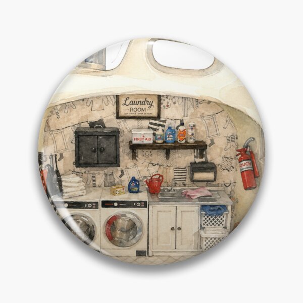 Item preview, Blue Laundry Room designed and sold by Jadedoodle.
