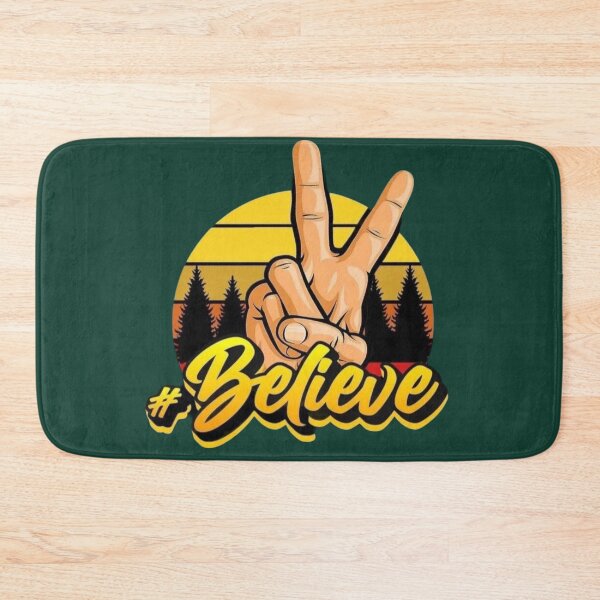 Item preview, Believe Peace Sign Retro Sunset Vintage Aesthetic Quote designed and sold by GlowAura7.